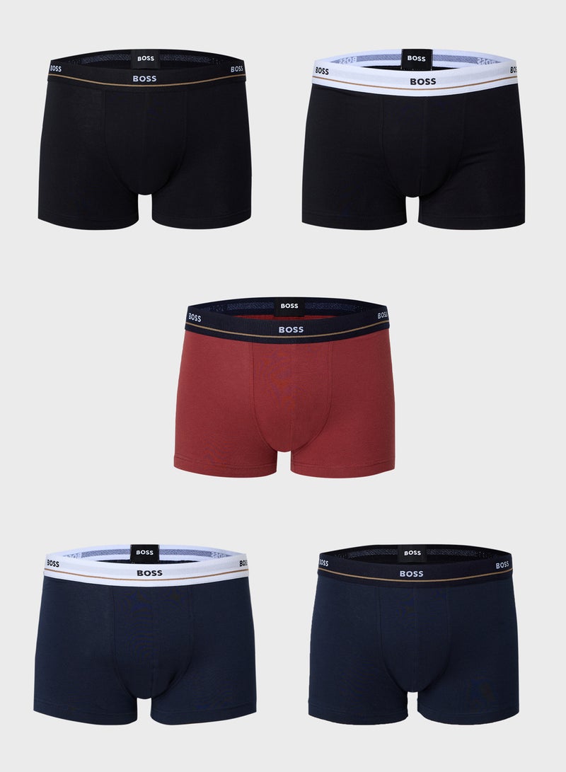 5 Pack Logo Band Trunks