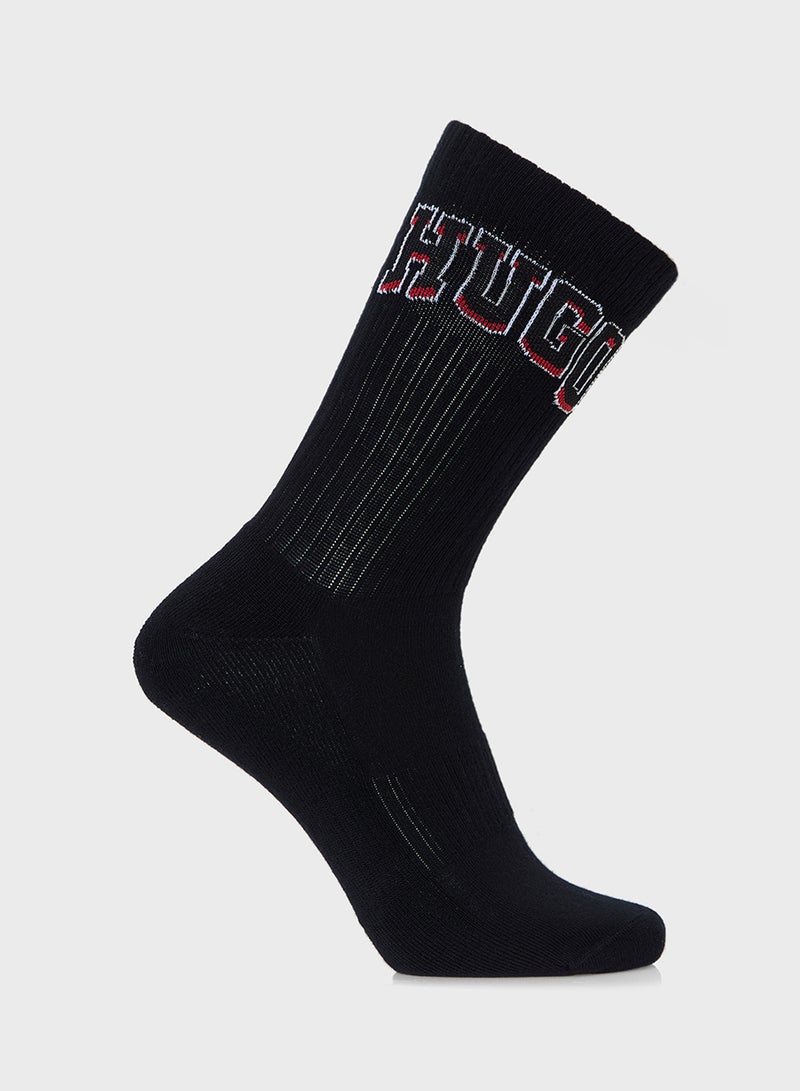 3 Pack Logo Socks