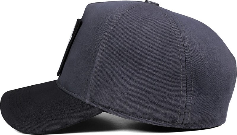 Black Bork Black Bork V1 Baseball Number 7 - 5 Code Logo Black Peaked Anthracite Hat (Cap)