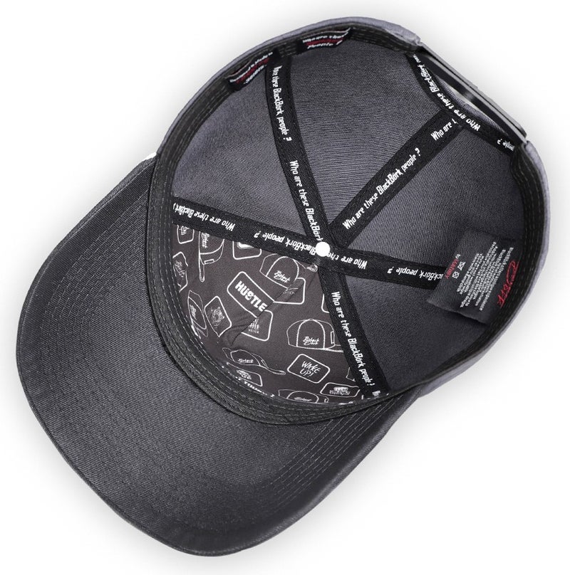 Black Bork Black Bork V1 Baseball Number 7 - 5 Code Logo Black Peaked Anthracite Hat (Cap)