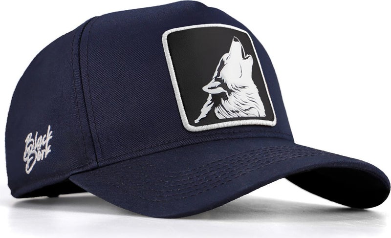 V1 Baseball Kurt - Unisex Navy Blue Hat (Cap) with 3sk Code Logo