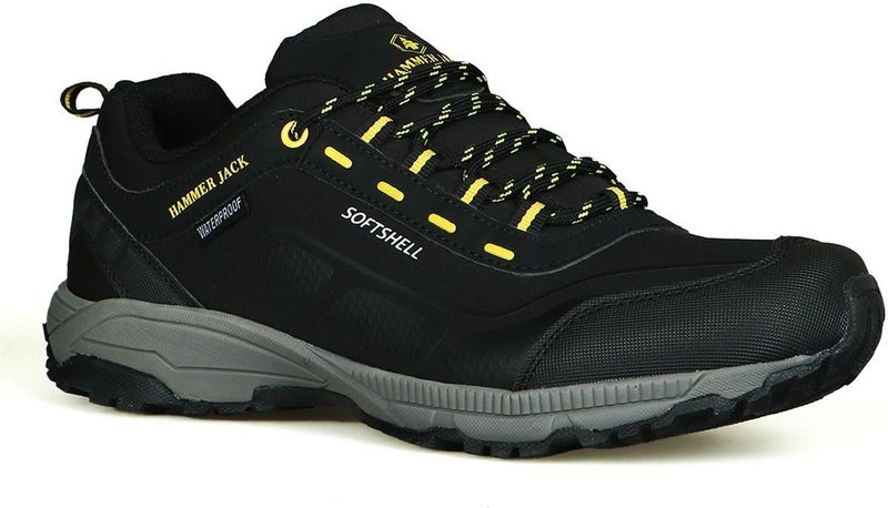 Outdoor Waterproof Vicente Black Yellow Men's Shoes