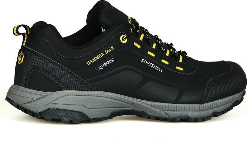 Outdoor Waterproof Vicente Black Yellow Men's Shoes