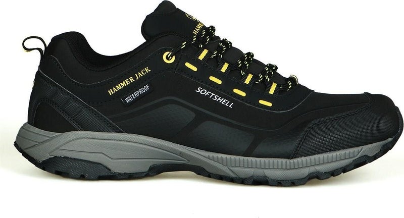 Outdoor Waterproof Vicente Black Yellow Men's Shoes