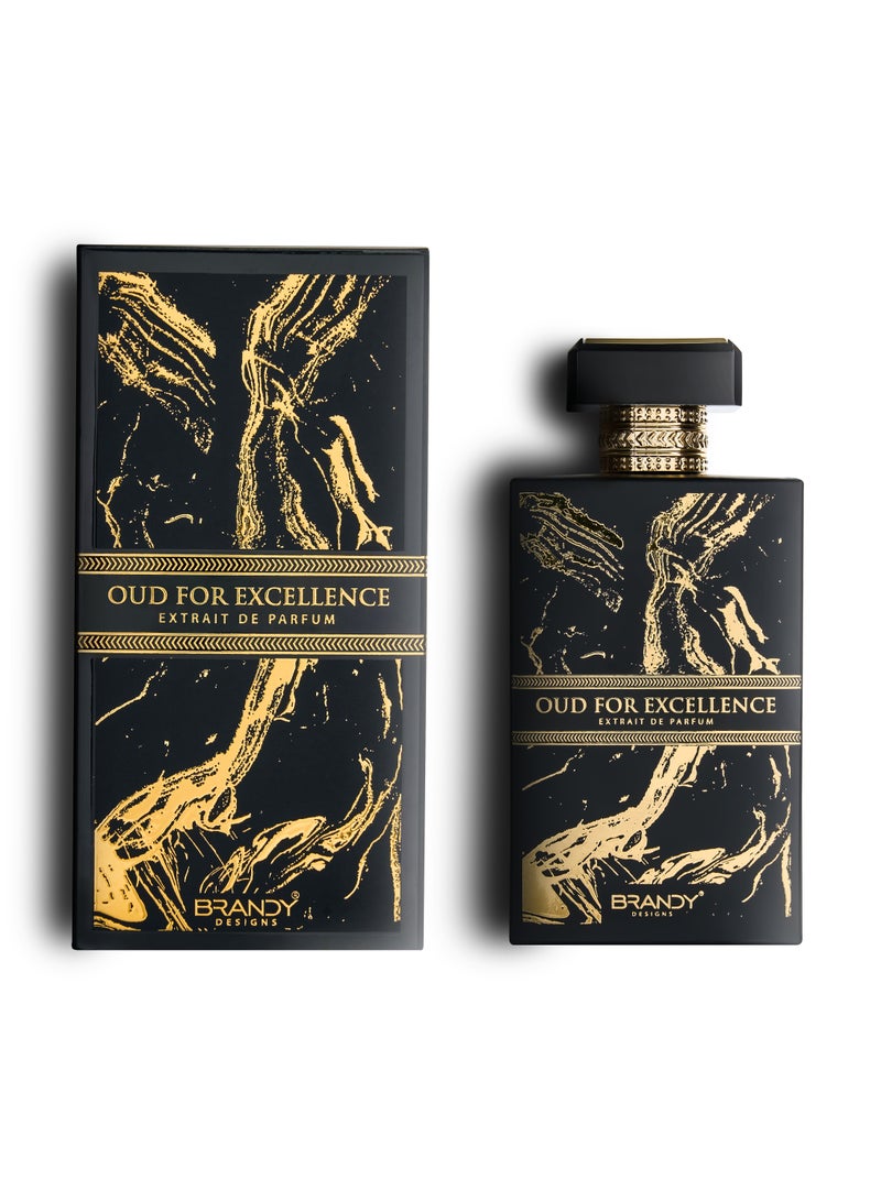 Brandy Oud For Excellence Eau de Parfum - Unisex Perfume, 100ml | Luxurious and Rich Scent | Ideal for Any Occasion