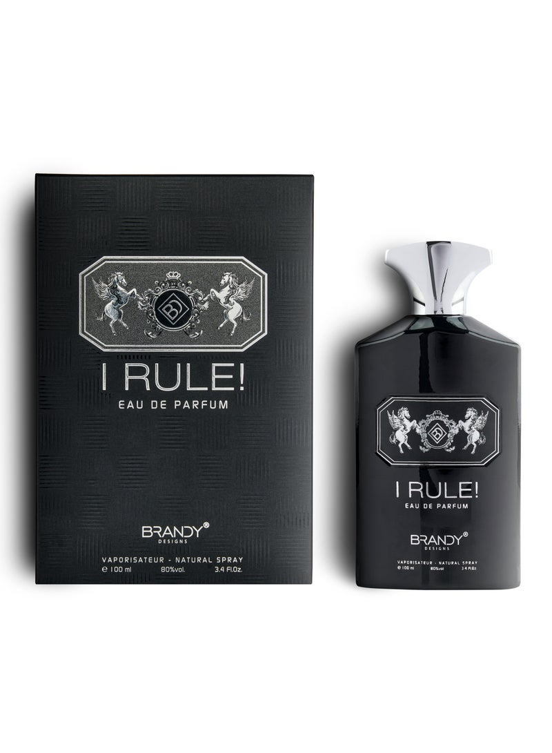 I Rule White by Brandy Designs - 100ml Eau de Parfum (EDP) for Men - Elegant Fragrance, Long-Lasting Scent, Perfect for Any Occasion