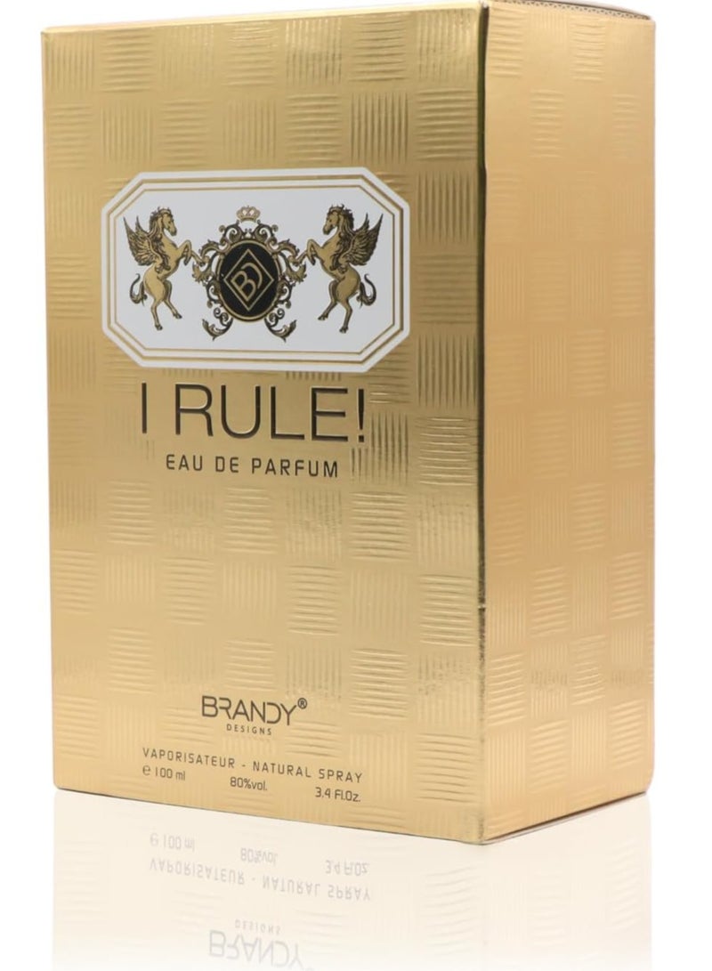 I Rule White by Brandy Designs - 100ml Eau de Parfum (EDP) for Women - Elegant Fragrance, Long-Lasting Scent, Perfect for Any Occasio