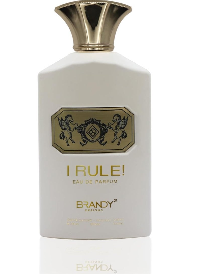 I Rule White by Brandy Designs - 100ml Eau de Parfum (EDP) for Women - Elegant Fragrance, Long-Lasting Scent, Perfect for Any Occasio