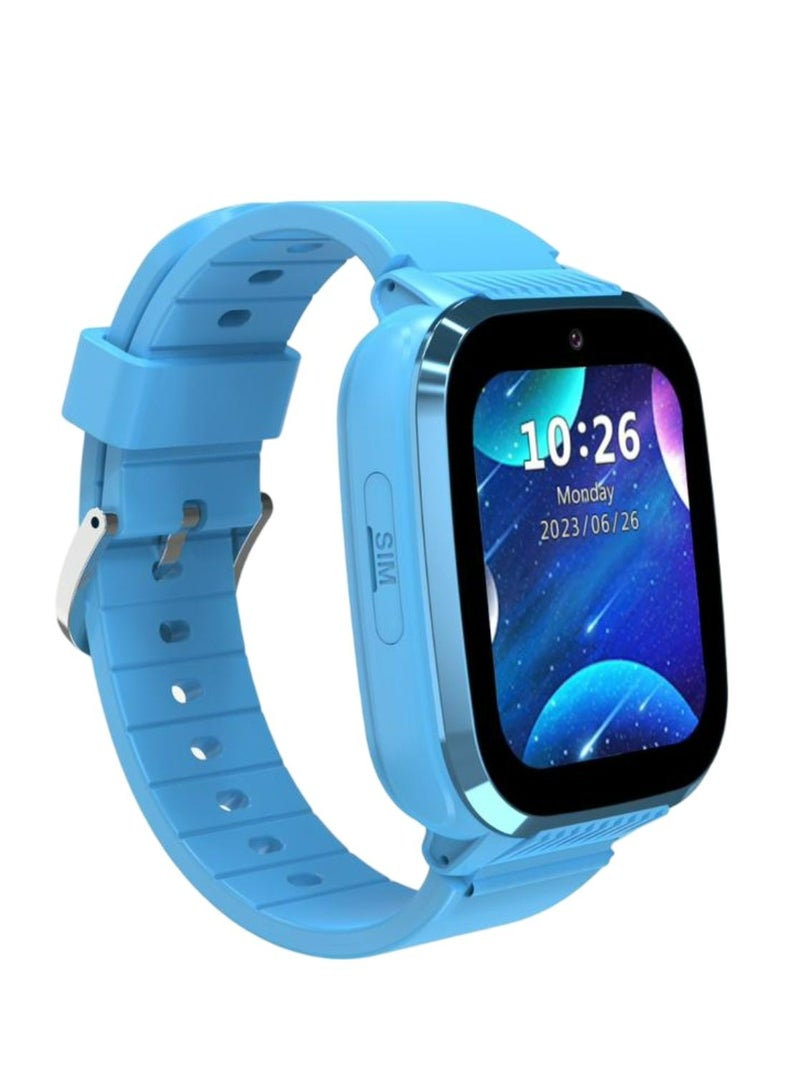 4G Kids GPS 1.85 inch Smart Watch Junicare - Blue