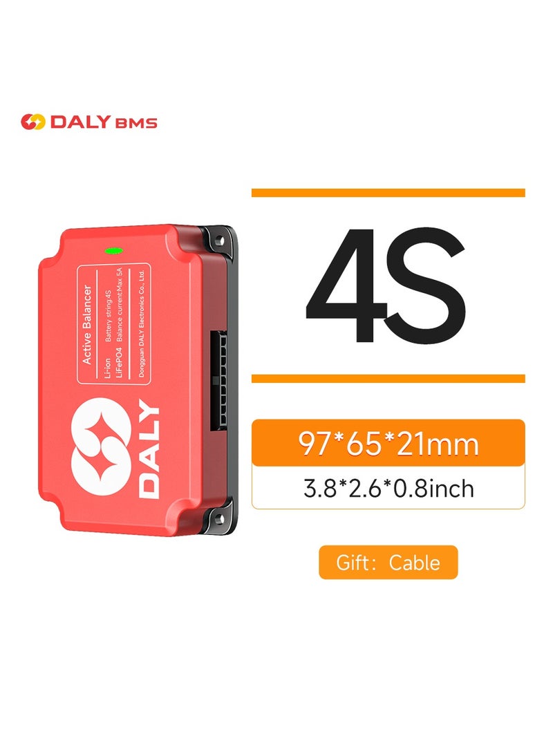 Daly Smart Lifepo4 4S Active Balancer – Bluetooth Enabled Battery Equalizer for 18650 Lithium Batteries