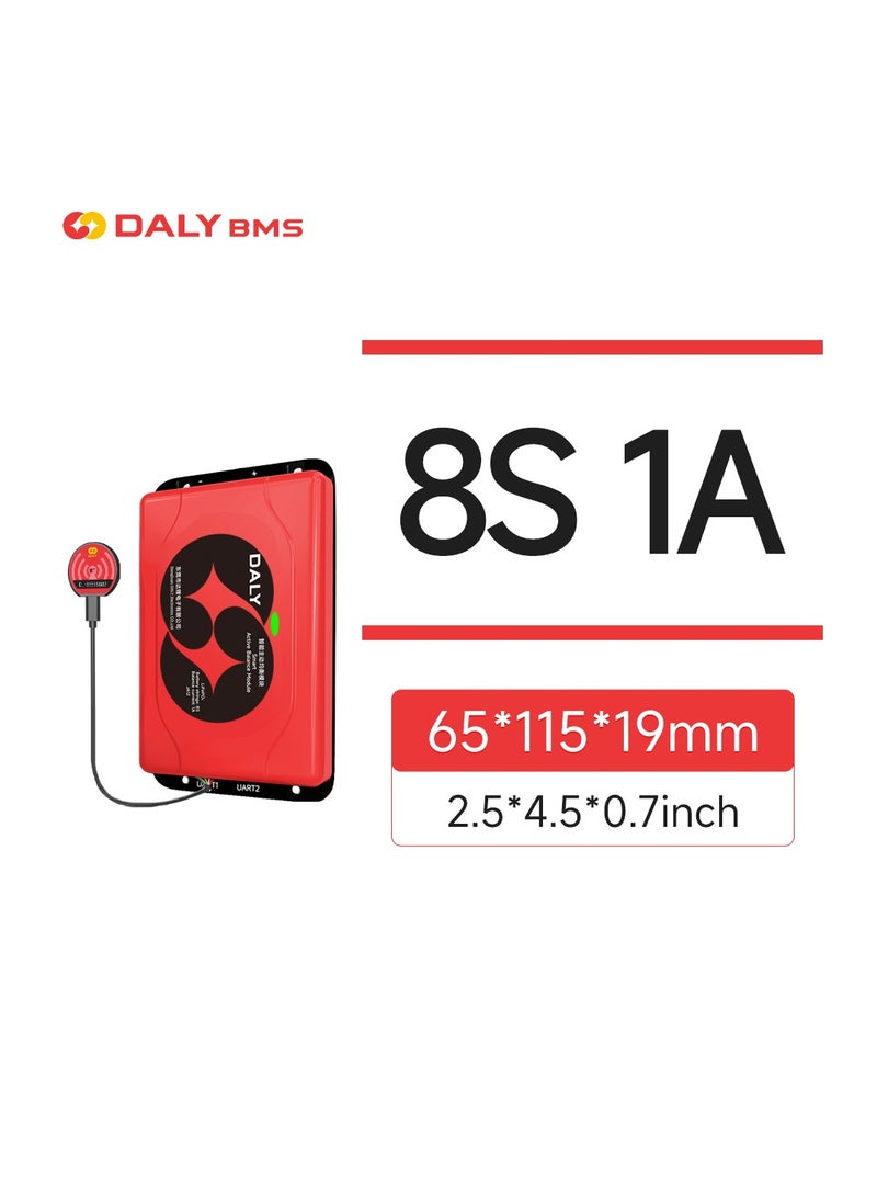 Daly Smart Lifepo4 8S 1A Active Balancer – Bluetooth Enabled Battery Equalizer for 18650 Lithium Batteries