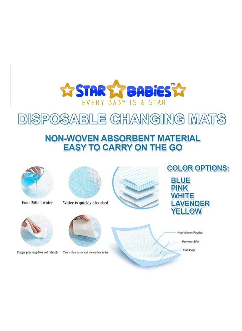 Star Babies - Buy 1 Get 1 (Baby Walker with Free 20pcs Disposable Changing mat- Pink