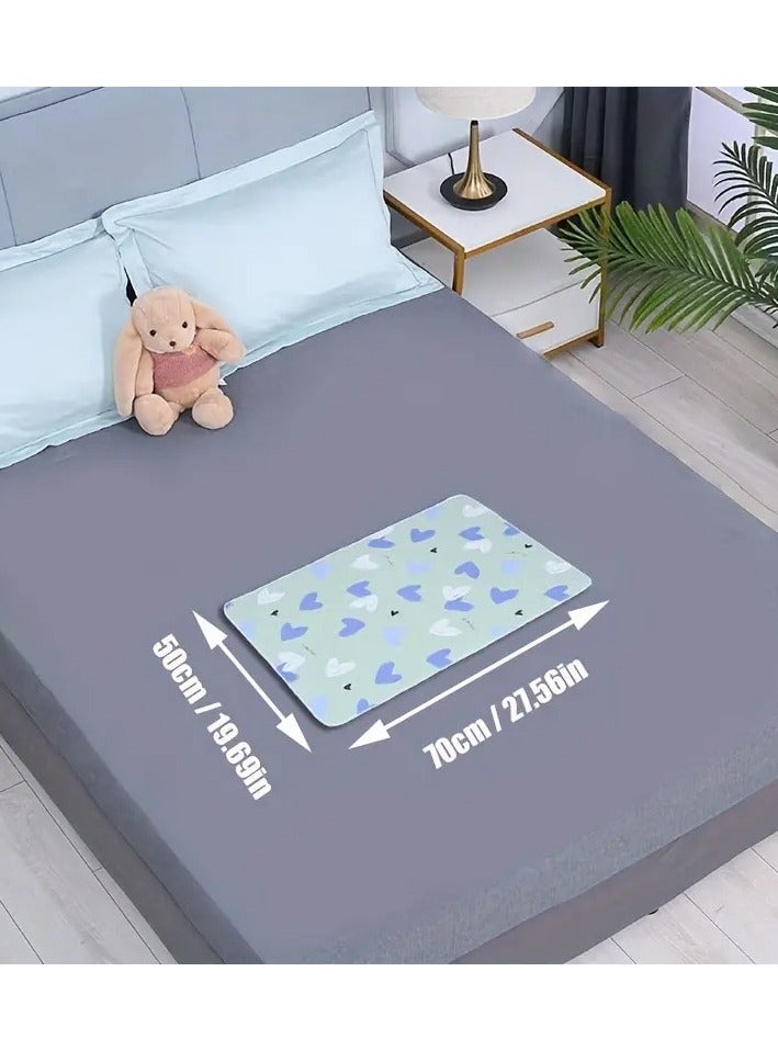 Cartoon Pattern Non-slip Mattress, Reusable Waterproof Urine Pad Assorted Color