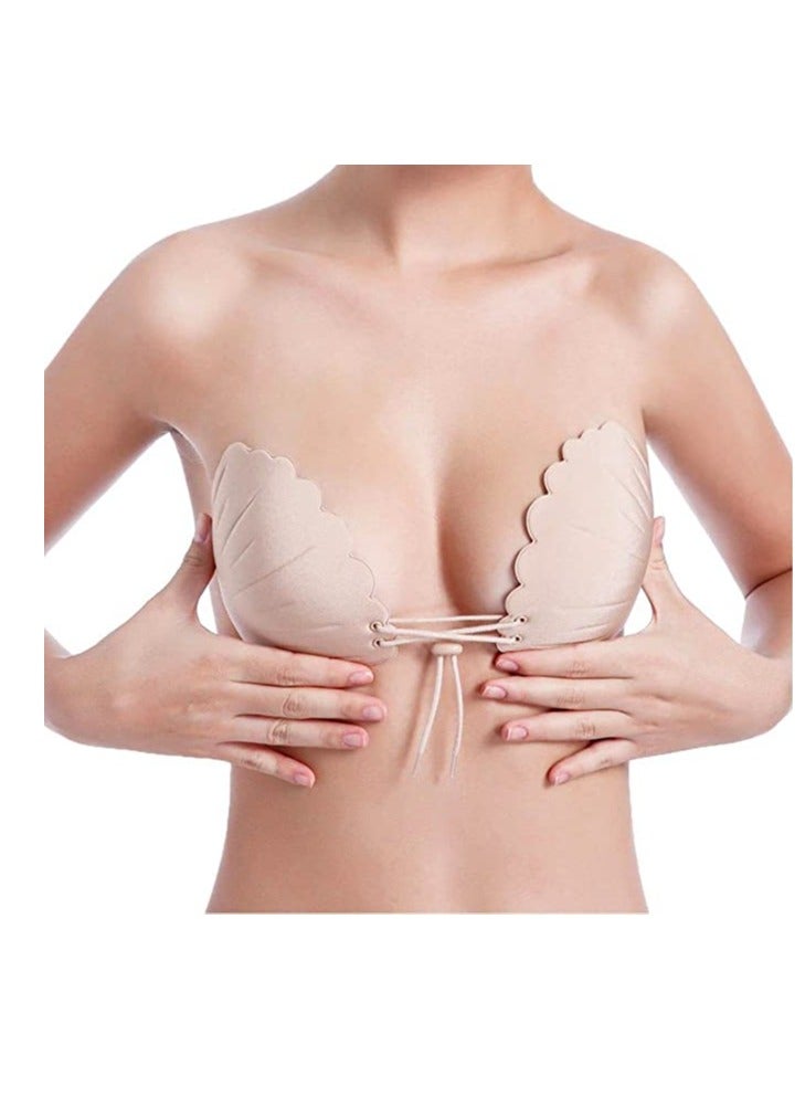 Silicone Nipple Covers, Shell-shaped Nipple Cover, Invisible Bra Breast Adhesive Bra for Women Reusable Adhesive Invisible(1Pcs)