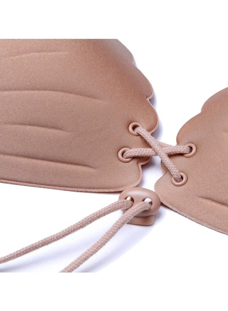 Silicone Nipple Covers, Shell-shaped Nipple Cover, Invisible Bra Breast Adhesive Bra for Women Reusable Adhesive Invisible(1Pcs)