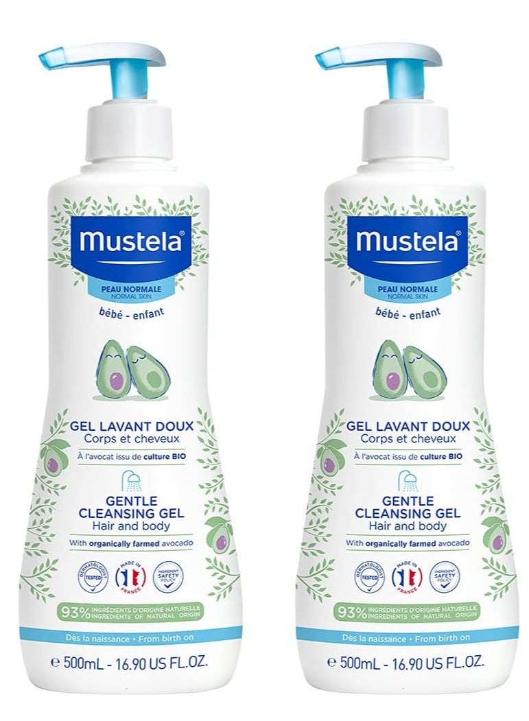 Pack Of 2 Gentle Baby Cleansing Gel, 500ml