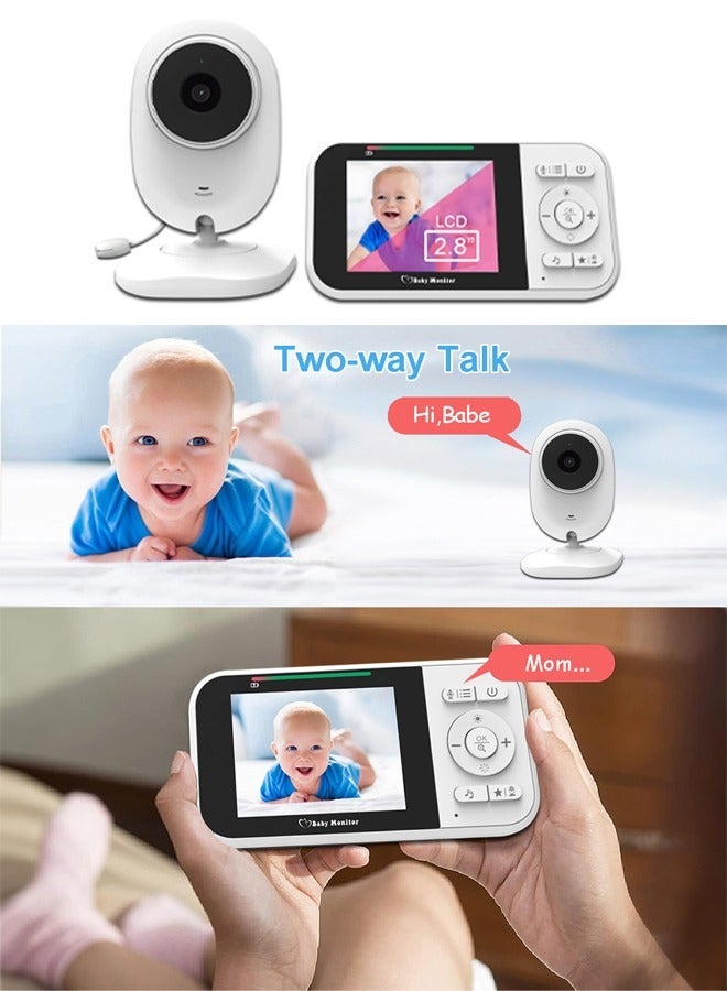 Wireless Two-Way Audio Night Vision Baby Monitor Camera With Audio Long Range Baby Monitor