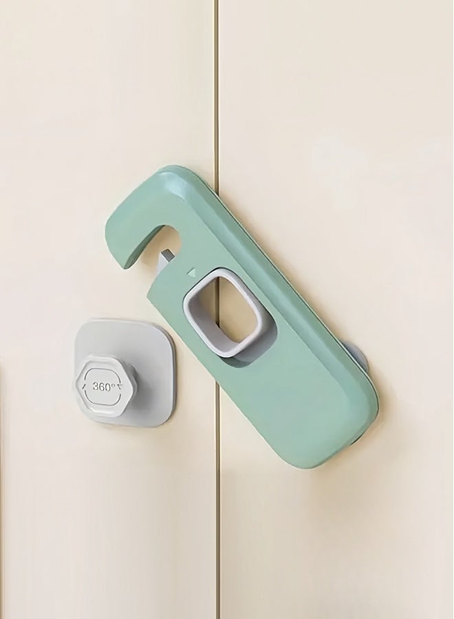 5 Pcs Baby Safety Cabinet Lock Security Protection Home Refrigerator Safety Buckle Child Anti Pinch Hand Drawer Door Locks