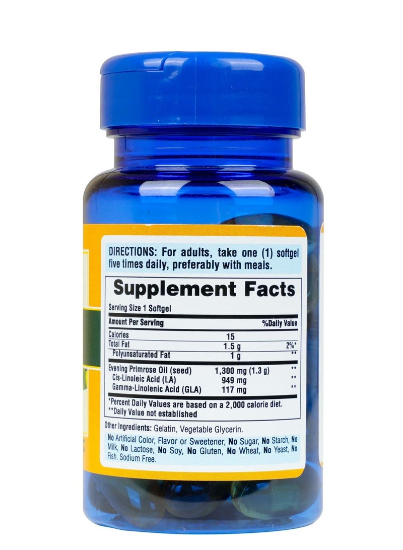 Puritans Pride Evening Primrose Oil 1300 Mg 30 S