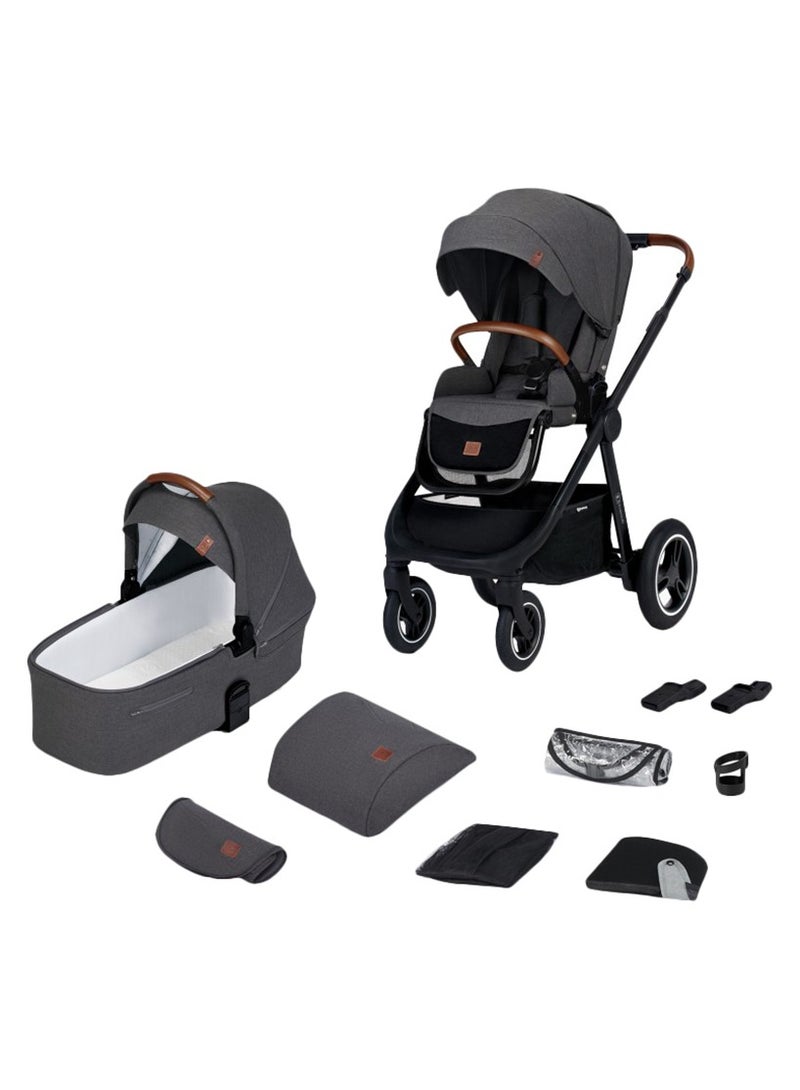 Everyday 2-in-1 Stroller - Dark Grey W/ Black Frame