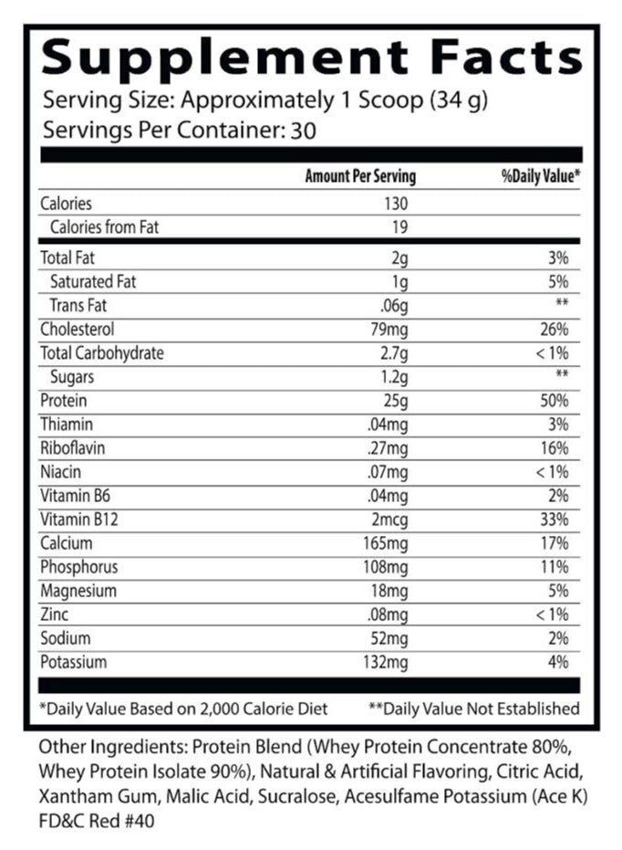 Insane Labs Whey Protein 5 lbs Strawberries & Cream