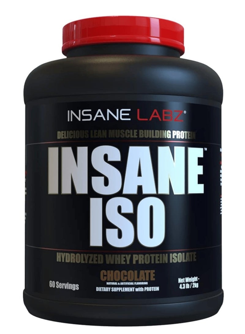 Insane Labz Whey Protein Isolate 4 lbs Chocolate