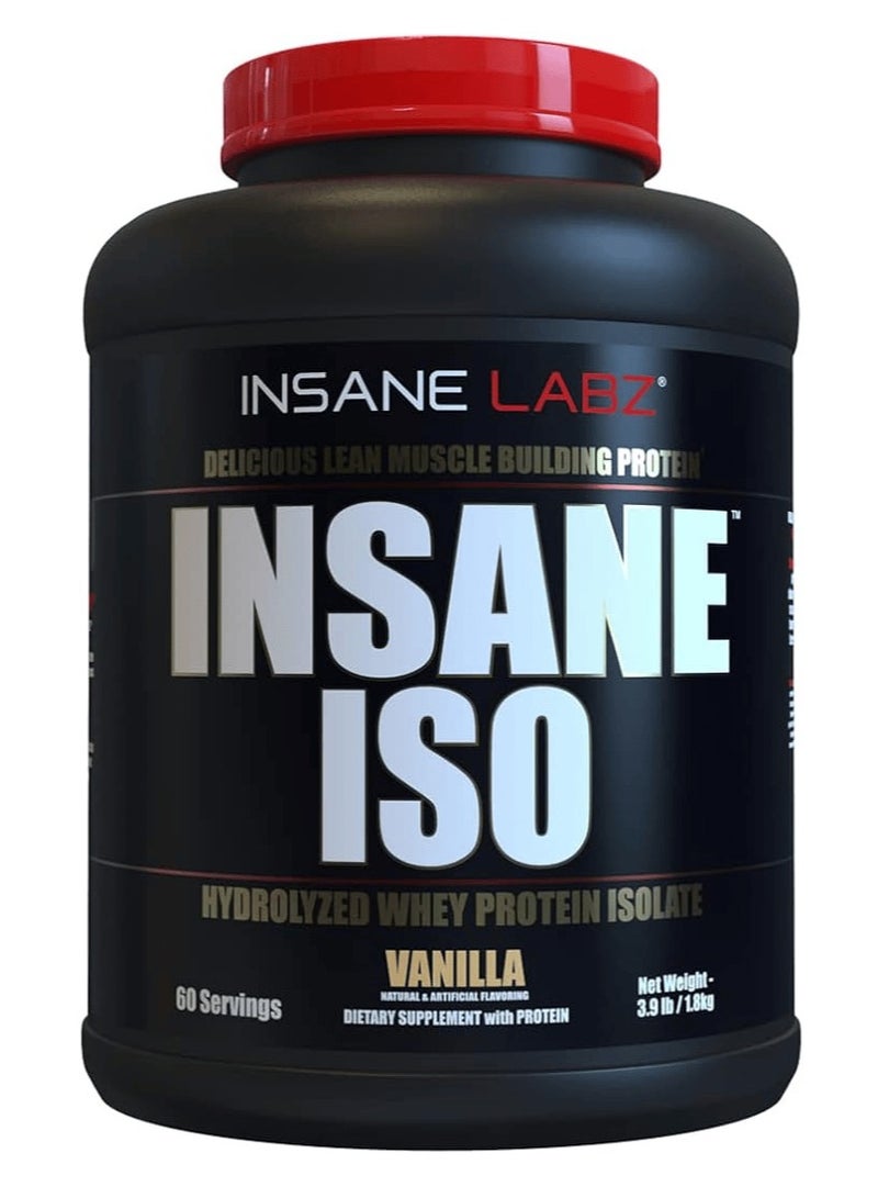 Insane Labz Whey Protein Isolate 4 lbs Vanilla