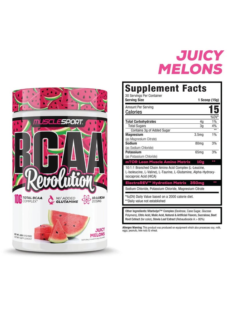 MUSCLESPORT BCAA (JUICY MELONS)