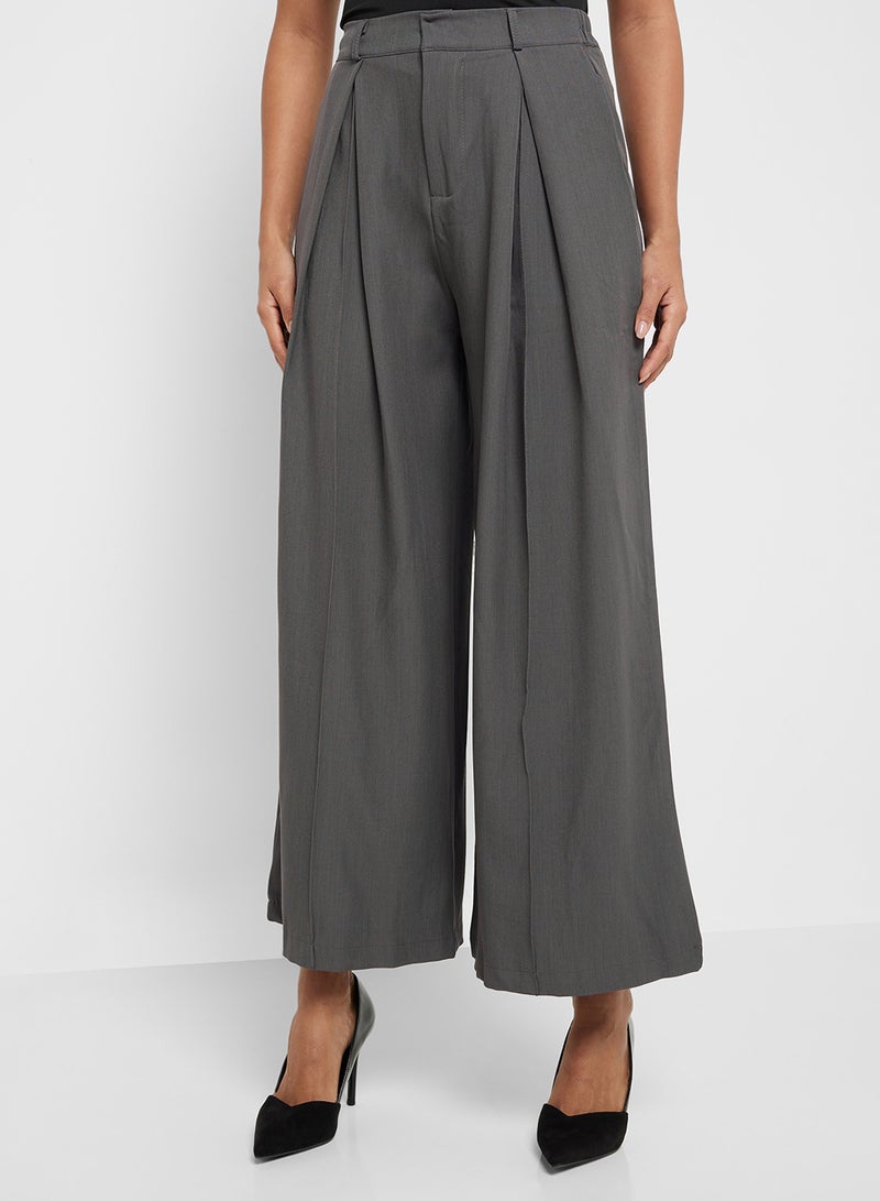 High Waist Wide Leg Pants