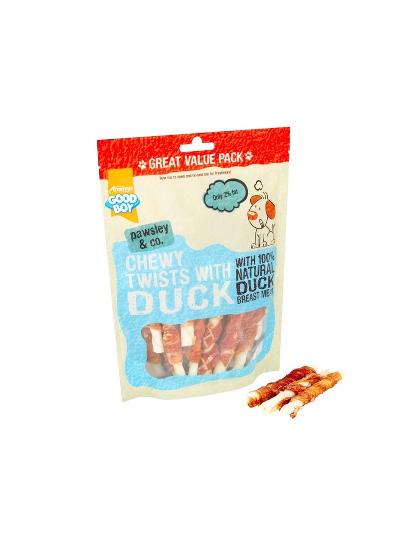 Goodboy Chewy Twists with Duck 320g Value Pack