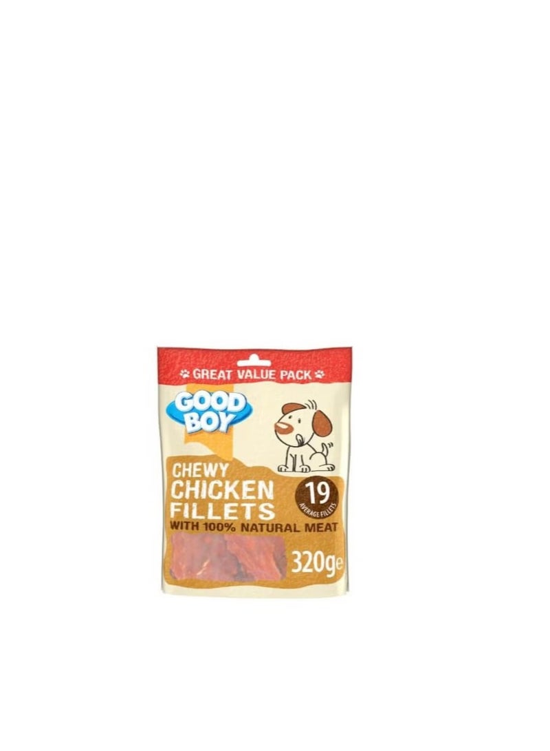 Goodboy Chewy Chicken Fillets 320g Value Pack