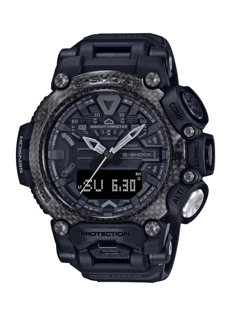 Master of G - AIR GravityMaster Analog+Digital Resin Band Watch GR-B2100-1B