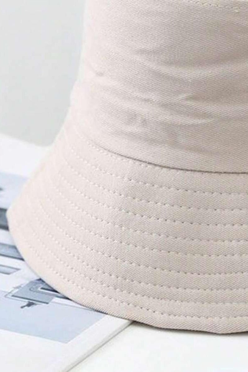 Unisex Beige Bucket Hat