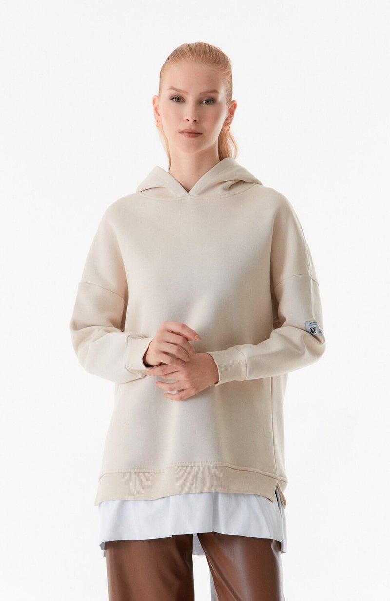 Basic Hooded Oversize Sweatshirt