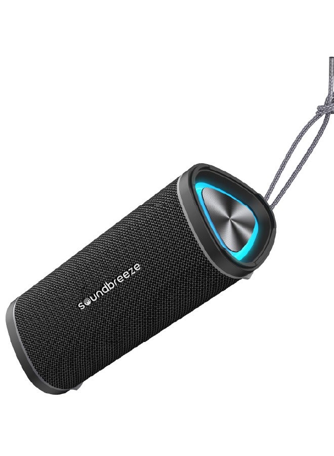 SEEKEN Soundbreeze Portable Bluetooth Speaker - Black | 10H Playtime | TWS Function | SD Card Support | Premium Design | High-Quality.