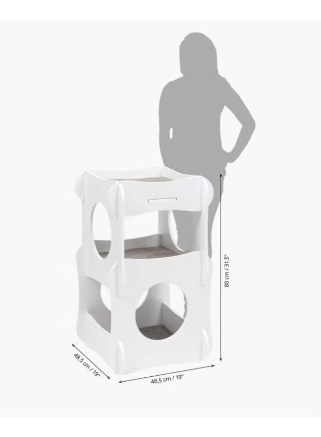 Catit Vesper Cat Furniture Condo White