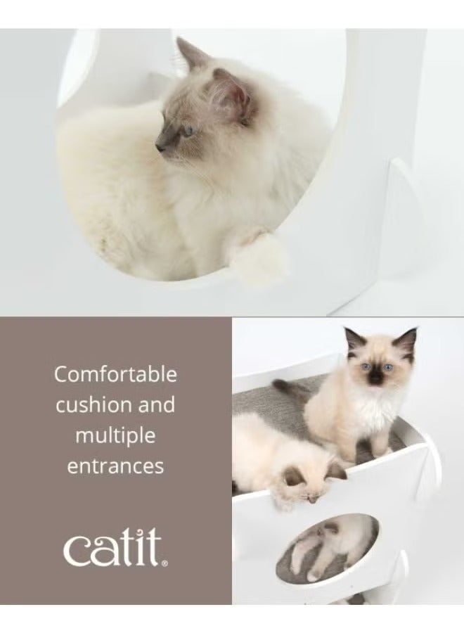 Catit Vesper Cat Furniture Condo White