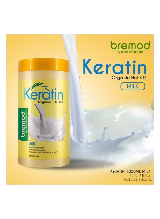 Performance Keratin Organic Hot Oil - Milk 1000ml