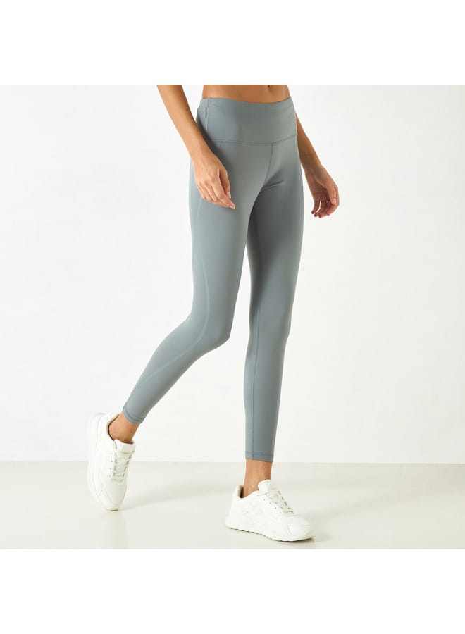 Kappa Solid Leggings with Elasticated Waistband