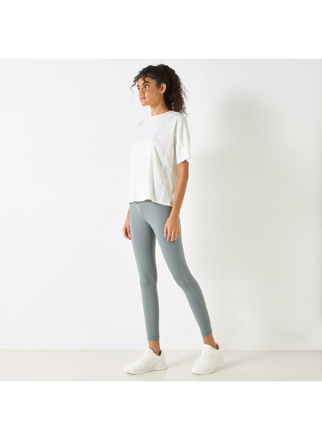 Kappa Solid Leggings with Elasticated Waistband