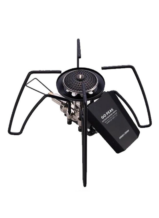 Spider Stove Black Spider Folding Card Stove Camping Tableware Camping Kitchenware Camping Barbecue Stove Gas Stove