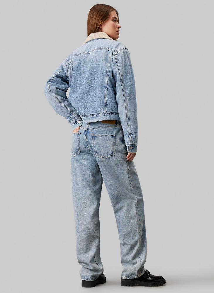 Regular Sherpa Denim Jacket