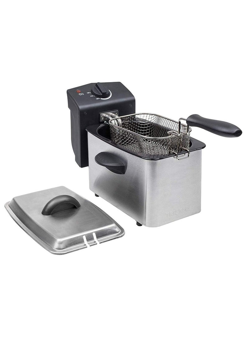 FR-6919 Fryer - 800W, 2L Capacity, Stainless Steel, Compact Design