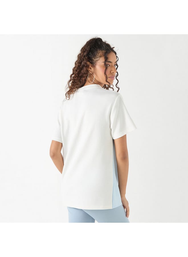 Kappa Colourblock T-shirt with Short Sleeves