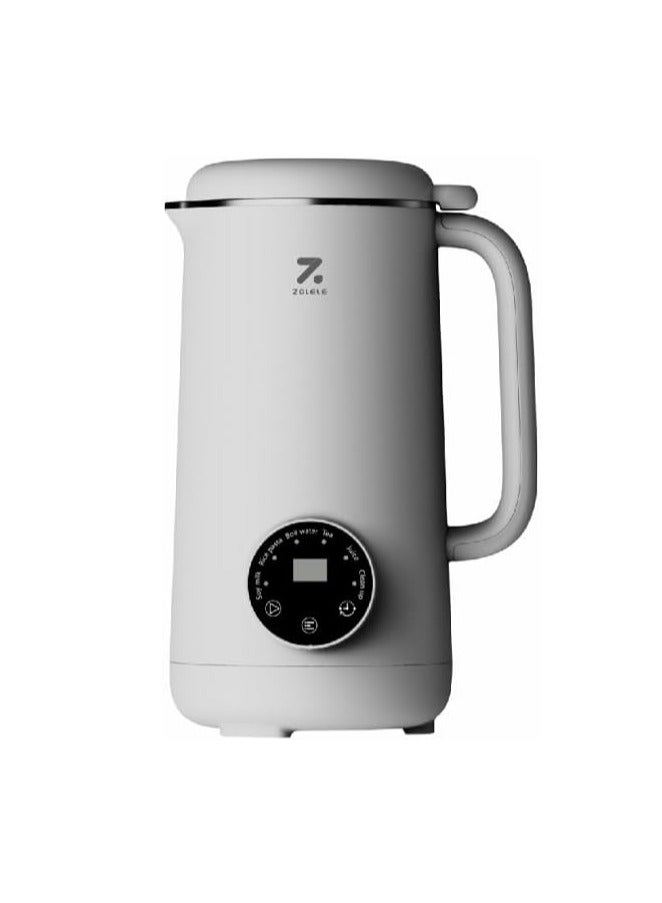 MB601 Multi-Funtional Juice Blender & Electric Kettle with 10 Stainless Steel Blades 4 Blending Modes 600ml Capacity Makes Smoothies Juices and Hot Water in Seconds and Easy to Clean - White