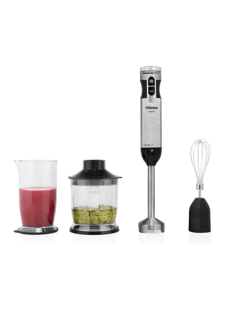 Blender and Chopper Set MX-4829 – 2 Blades, Ergonomic Design, Turbo Function