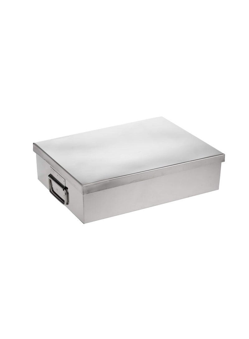 Stainless Steel Catering Spice Storage Box, 12 Compartments