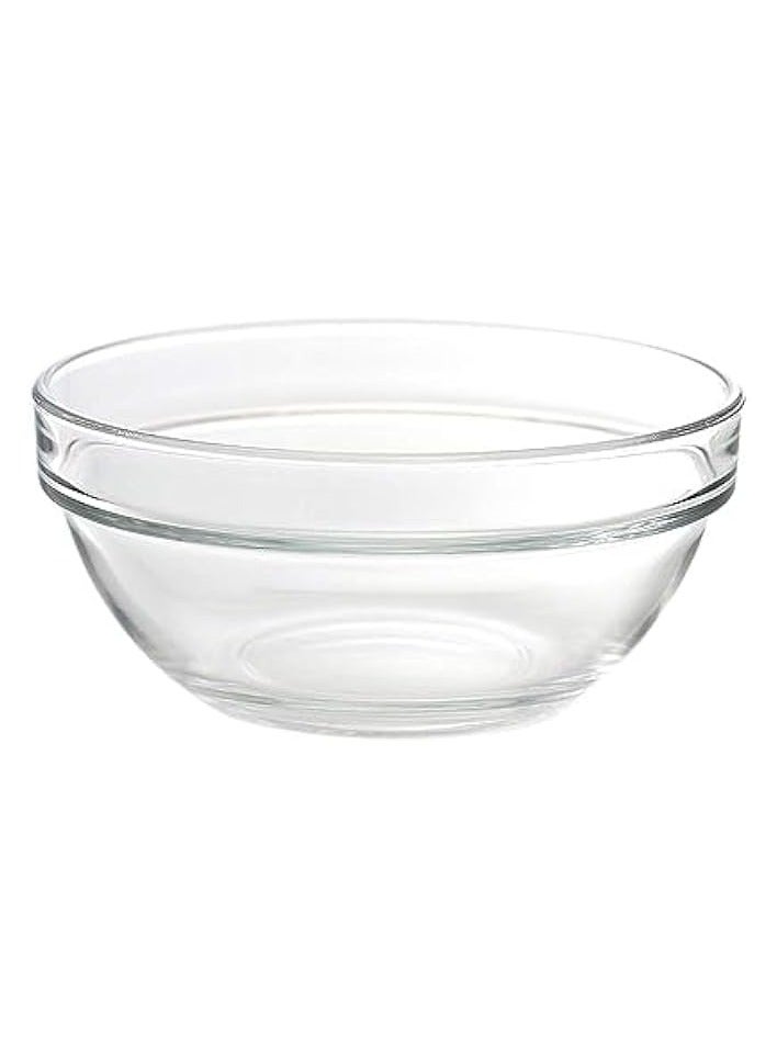 Stack Bowl, Set Of 6, Clear, 6 Inch, P00625, Serving Bowl, Condiment Dish, Dipping Bowl