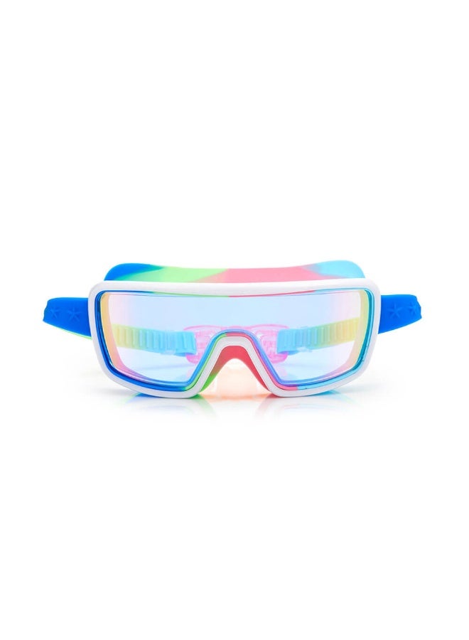 Cyborg Cyan Prismatic Swim Goggles