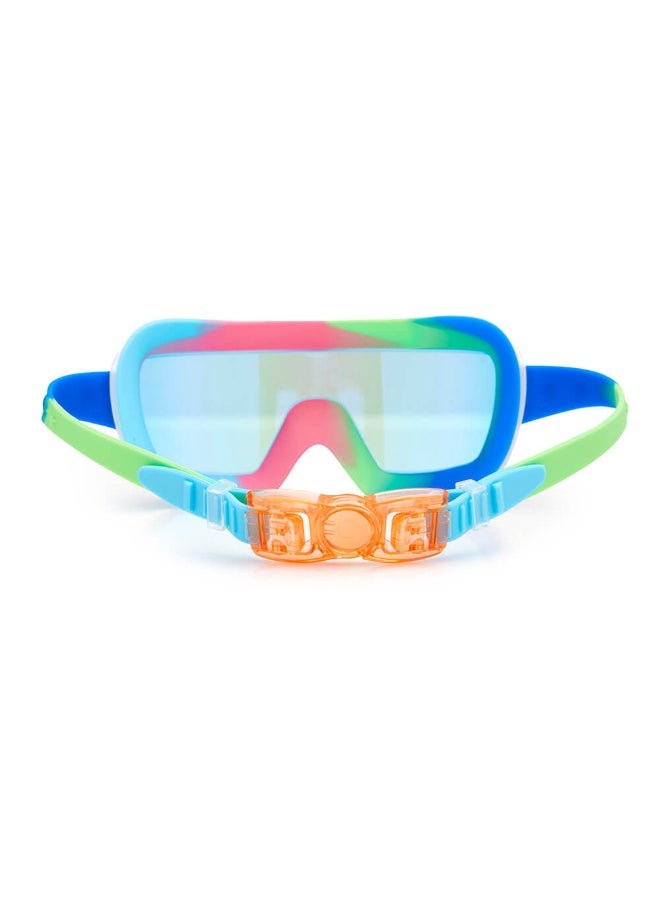 Cyborg Cyan Prismatic Swim Goggles